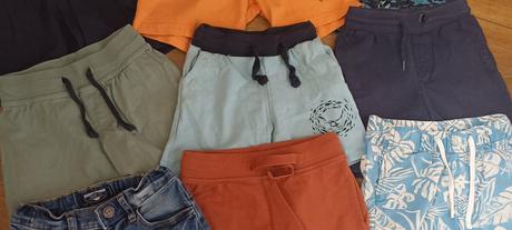 Balík kraťasov 110/116 h&m, next, lupilu, h&m,110