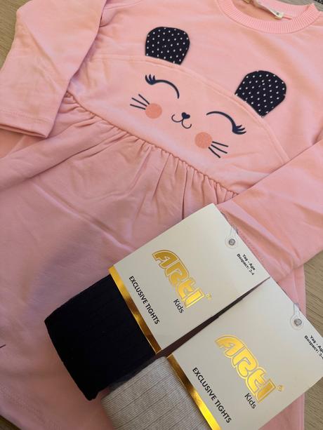 Šaty myška ružové, 98 / 104 / 110