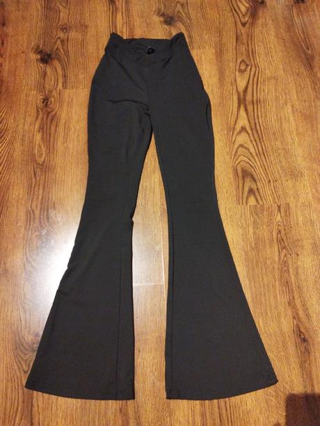 Leginové zvoncové nohavice, xs