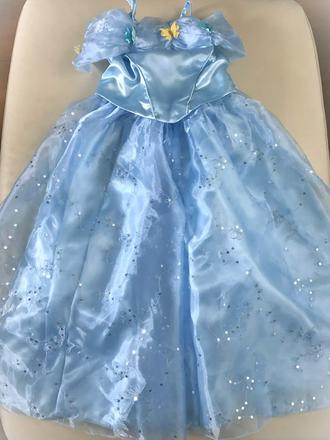 Novy 122/128 kostym popoluška, cinderella,7-8 r., 