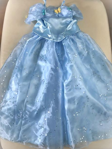 Novy 122/128 kostym popoluška, cinderella,7-8 r., 