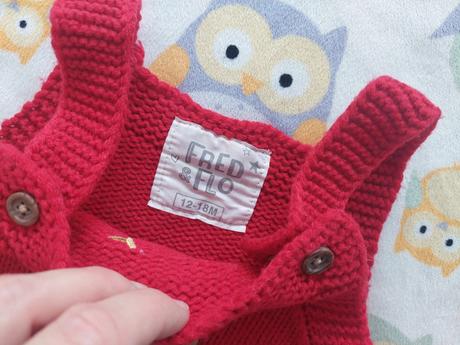 Pletené vianočné šaty veľ.86, 86