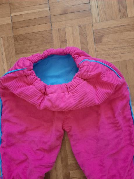 Dievčenské zateplené nohavice, 104