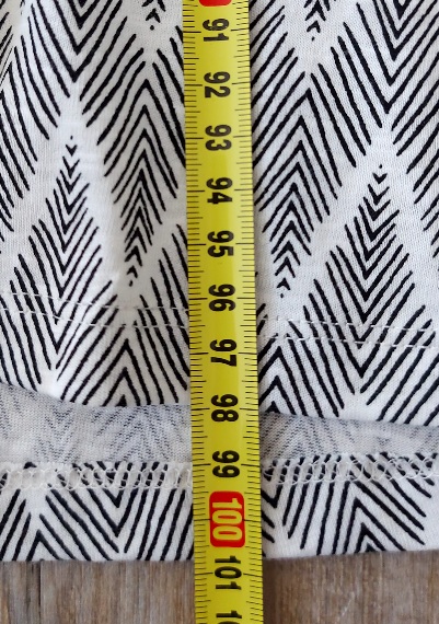 Letné šaty ačkového strihu, h&m,l