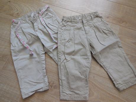 Dvojo letnych nohavic, h&m,86