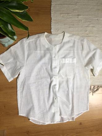 Biela bavlnená košeľa/ tunika, xl