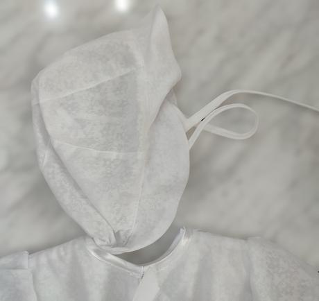 Biele spoločenské šaty s klobúčikom, lady ann,68