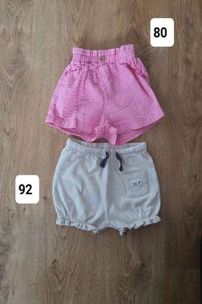 Dievčenské kraťasy, h&m,80