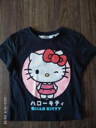 Tricko hello kitty, h&m,98