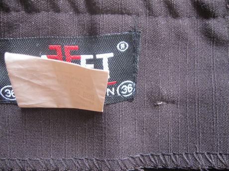 Hnedé elegantné nohavice, 36