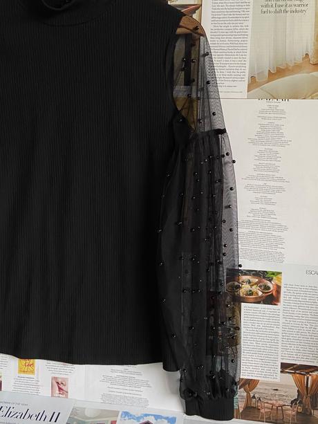 River island blúzka s/m s nádhernými rukávmi, river island,m