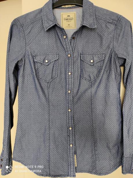 Riflová košeľa, timeout,m