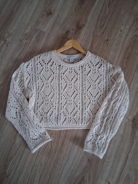 Krátky oversize sveter, amisu,s