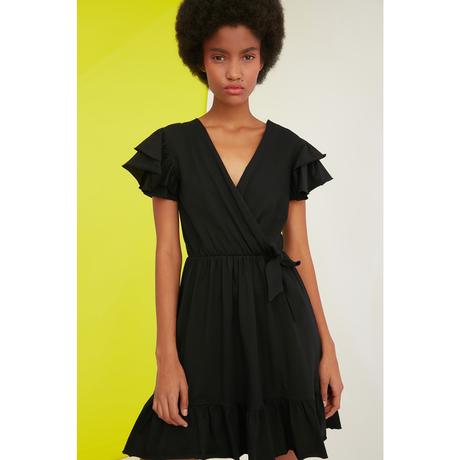 Dámske šaty trendyol frill, s