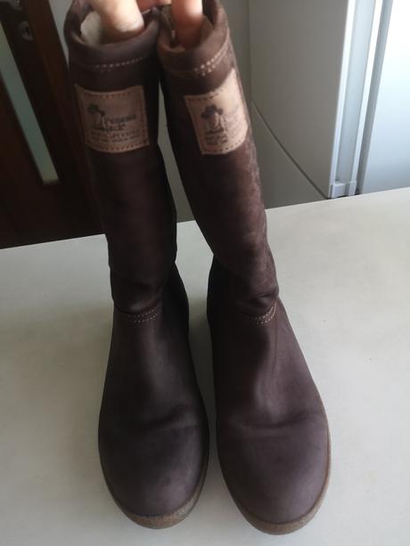 Zateplené kožené čižmy panama jack, 38