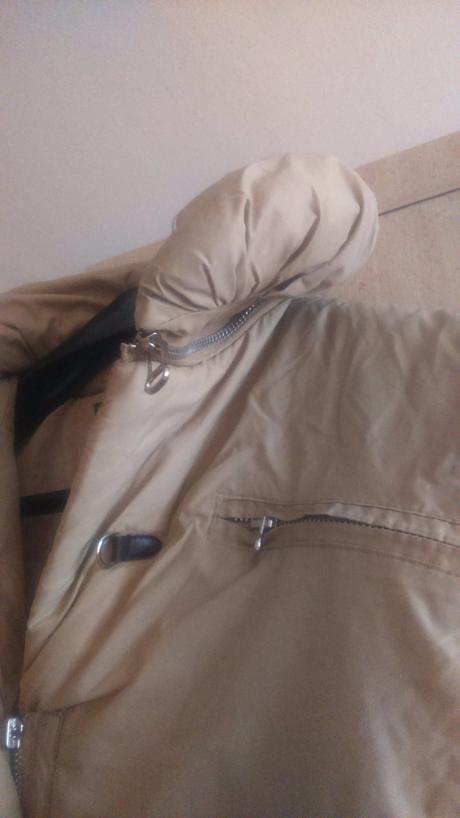 Béžová zimná  bunda, l