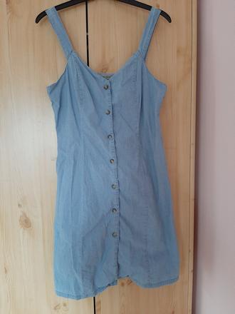 Riflové šaty, vero moda,s