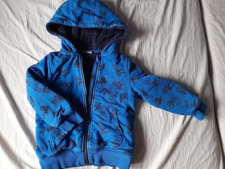 Zateplena mikina 2-4r, lupilu,104