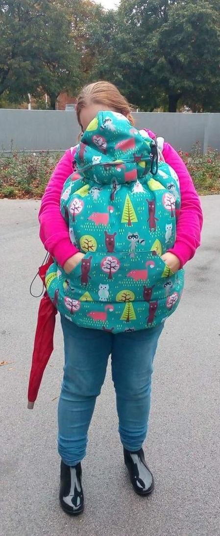 Náno kapsa 2v1 - dizajnové látky, 