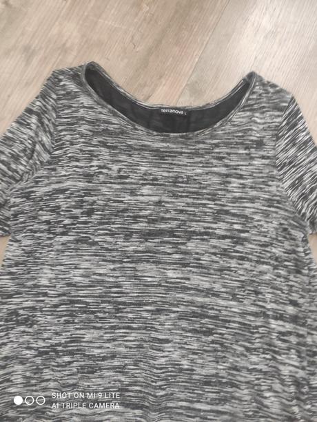 Melírovaný pulovrik/tričko, terranova,l