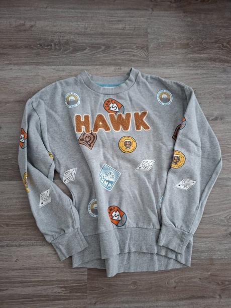 2xseda zateplena mikina, h&m,158