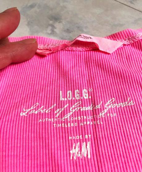 Neónkove tielko, h&m,m