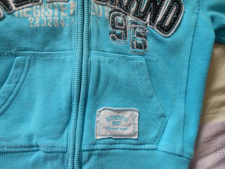 Tyrkysová mikinka next 86, next,86