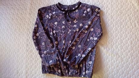 Krasna bluzka s kvietkami a maslickou, sinsay,122