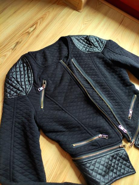 Čierna sako-bunda, s