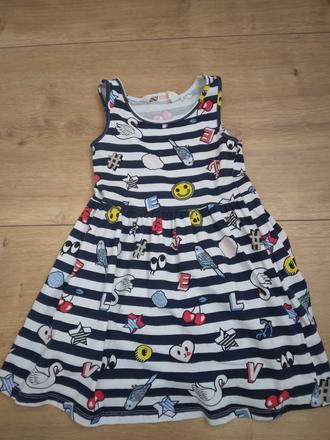 Letné šaty, h&m,98