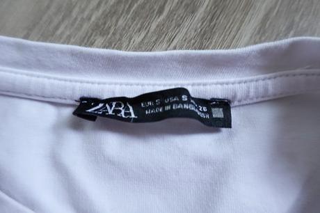 Biele bavlnené tričká zara, zara,s