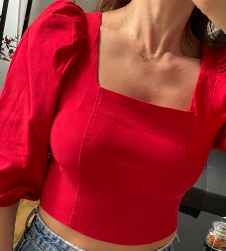 Cropped blúzka, xs, primark,xs