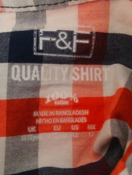 Chlapčenská farebná košela, f&f, 146/152, f&f,152