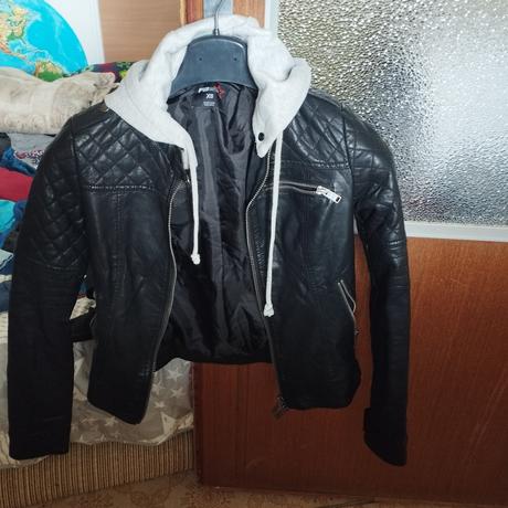 Kožená bunda, fishbone,xs