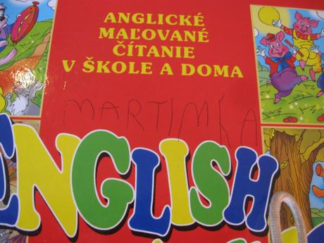 Knižka - rozprávky po anglicky, english reading,