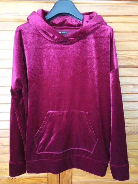 Satenova mikina s kapucnou cropp, s