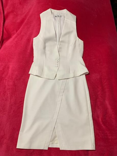 Kostýmová biela sukňa zn. orsay, orsay,l