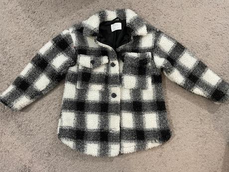 Kabát teddy, zara,140