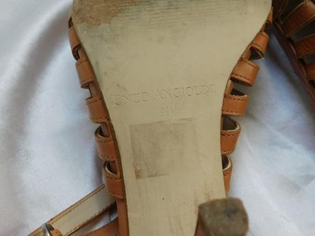 Enzo angiolini luxusne kožene sandalky, 42