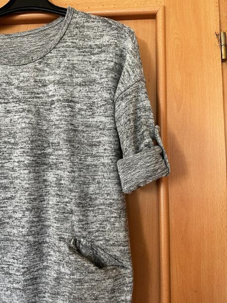 Sivé šaty teplejšie, m