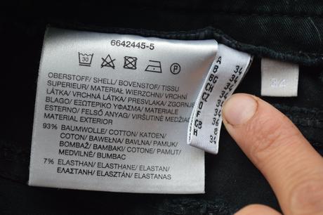 Dlhé čierne nohavice, 34