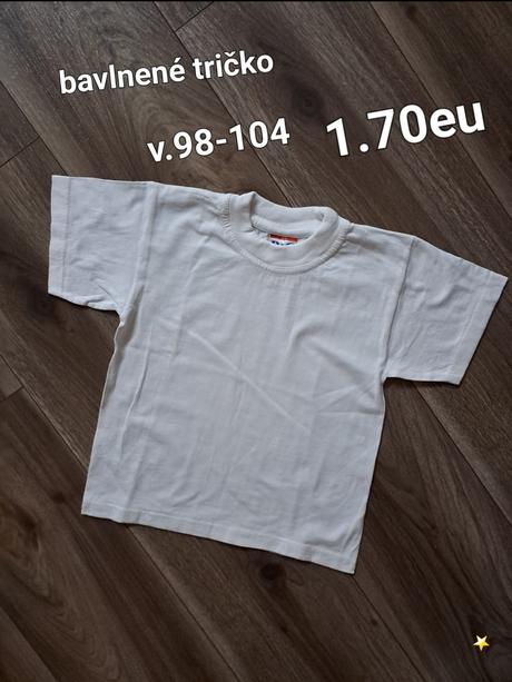 Bavlnené tričko, 98