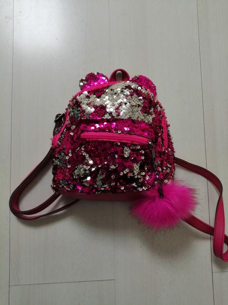 Batoh pre dievčatka s fritrami ruzovy,