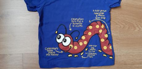 Tričko s húsenicou, cherokee,74