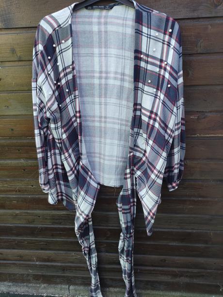 Blúzka zavinovacia, zara,s