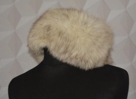 Čiapka zo striebornej líšky, veľ. m-l, m