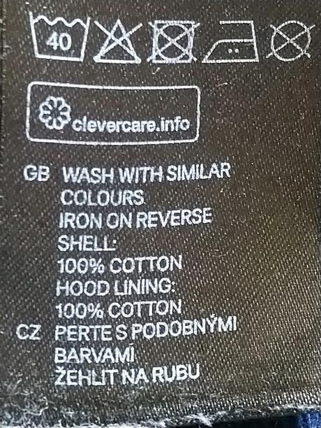 Modrá mikina s kapucňou, motív, h&m, 152-164 cm, h&m,158