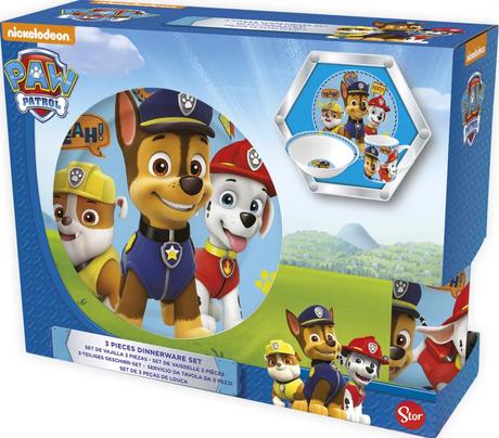Jedálenský porcelánový set paw patrol boy -skladom, 
