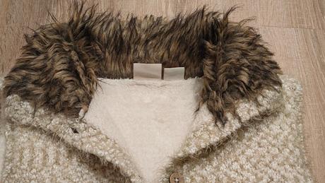 Krásna vesta s kožušinkou, 164