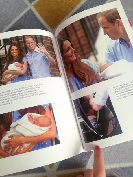 William,kate a malý george kniha, 